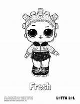 Vacay Babay Doll Colouring sketch template