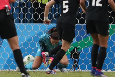 see the moment when hope solo let the ball slip through her legs to give colombia an early lead