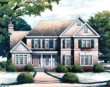 plan ad brick design  inviting porch colonial house plans house plans