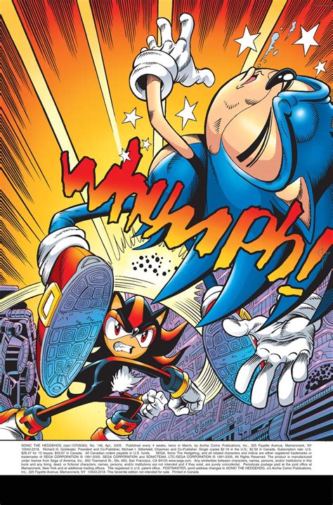 Archie Sonic The Hedgehog Issue 146 Sonic News Network