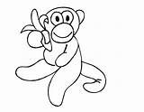 Monkey Banana Coloring Face Clipart Colouring Cliparts Pages Clip Faces Hanging Line Le Library Clipartbest Rage Misc Meme Animal Popular sketch template