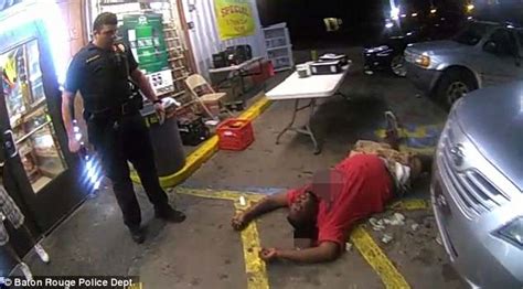 Alton Sterling Shooting Killer Cop Fired Graphic Bodycam Video