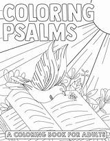 Psalms sketch template