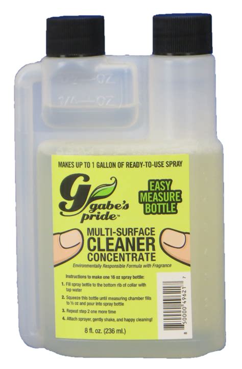 gabes pride multi surface cleaner concentrated refill