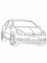 Opel Coloring Pages Printable sketch template