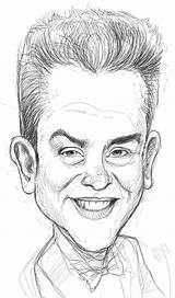 Caricatures sketch template