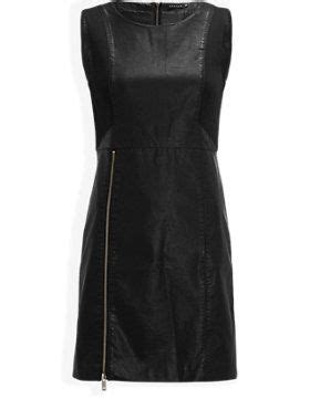 costes leatherlook dress zwarte jurk jurk zwart  black dress