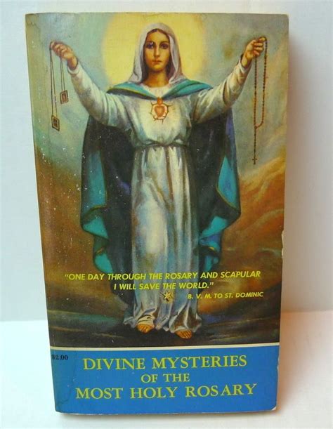 divine mysteries    holy rosary paperback book  holy rosary christian catholic