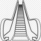 Escalator Icon Escalier Roulant Elevate Clipground Hiclipart sketch template