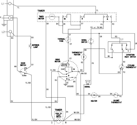 ge electric dryer wiring diagram gas