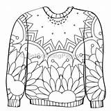 Sweater Coloring Blank Getcolorings Print Color Getdrawings sketch template