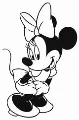 Minnie Mouse Coloring Pages Printable Print Mini Color Disney Coloriage Minie Cartoon Drawing Para Colorear Book Printables Kids Colering sketch template