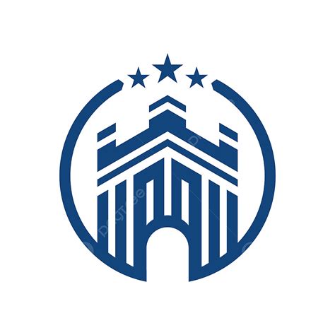 gambar logo lingkaran kastil perusahaan kastil simbol logo png