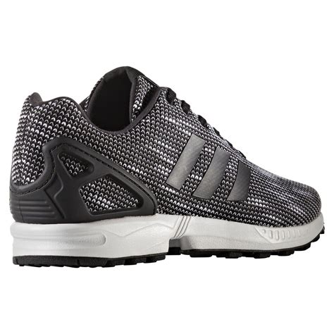 adidas originals zx flux trainers black sneakers shoes mens torsion  stripes ebay