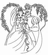 Princess Coloring Tiana Naveen Pages Prince Wedding Sheet Print Disney Look Their Beautiful Click sketch template