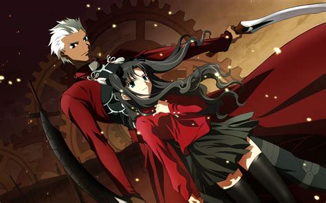 anime fate series fate stay night archer fate stay night tohsaka rin wallpapers hd