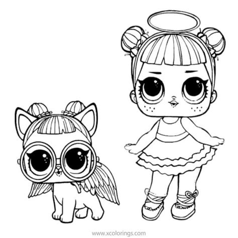 lol doll pets coloring pages xcoloringscom
