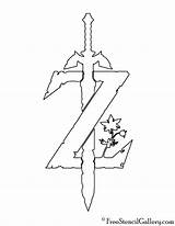 Zelda Freestencilgallery Carving Tattoo Revali sketch template