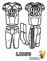Coloring Nfl Pages Uniform Teams Football Popular Rams Printable Books sketch template