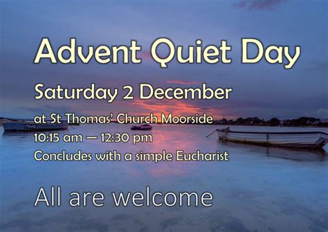 advent quiet day holy trinity church waterhead oldham