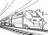 Tgv Colorier Gratuit Gare Vitesse Trains Moyens Coloriages Transports Pratique Exotique Waouo Moyenne sketch template