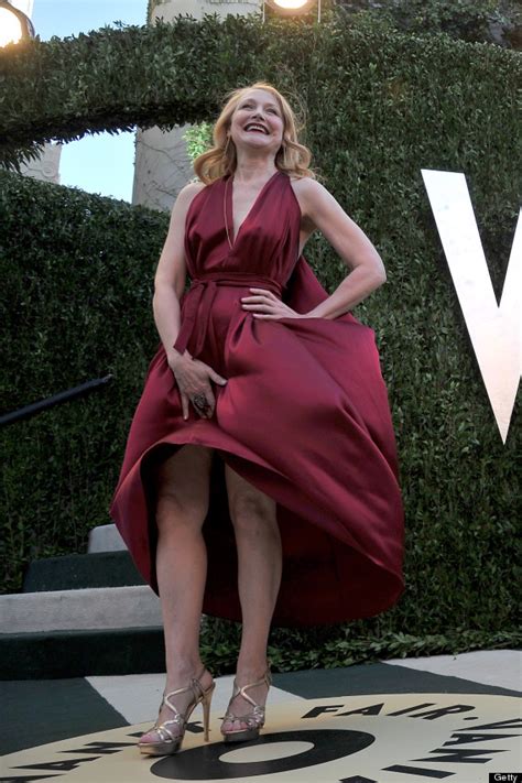 patricia clarkson s oscars look actress shows cleavage