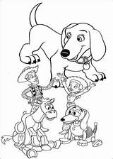 Coloring Toy Story Pages Toys Printable Dog Print Characters Color Woody Buster Clipart Colouring Family Jessie Wiener Draw Kids Cowgirl sketch template