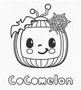 Cocomelon Pumpkin Dibujos Jj Forky Coloringgames Logotipo sketch template