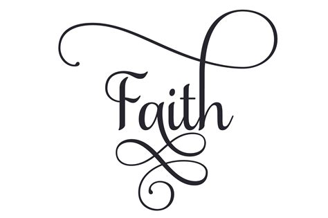 faith religious quote svg cut file  creative fabrica crafts