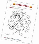 Gobble Printable sketch template