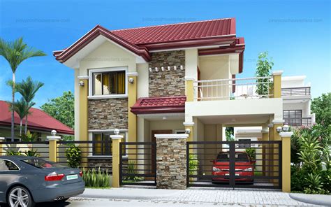 rachel lovely four bedroom two storey pinoy house plans