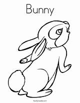 Coloring Bunny Pages Rabbit Fluffy Playboy Rabbits Print Color Carrots Bugs Twistynoodle Eat Printable Getcolorings Hare Outline Built Favorites Login sketch template