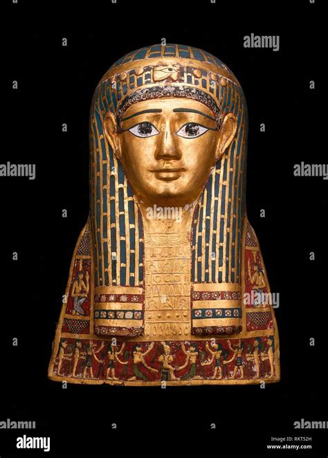 Mummy Mask Late Ptolemaic Period Early Roman Period 1st Century Bc