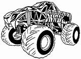 Monster Truck Coloring Pages Printable Kids sketch template