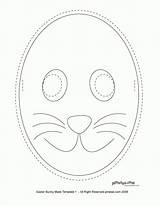 Bunny Easter Outline Printable Library Clipart Template sketch template
