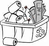 Clipart Recycle Recycling Clip Trash Library Cliparts sketch template