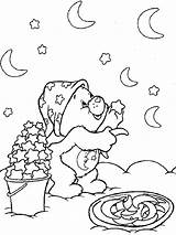 Care Bedtime Lunas Amoroso Oso Carinhosos Ursinhos Names Coloringhome Vem sketch template