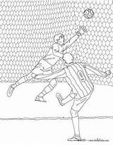Coloring Pages Soccer Foot Players Football Color Goal Lloris Hugo Play Colouring Fifa Cup Sports sketch template