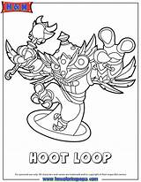 Loop Designlooter Hoot Skylanders sketch template