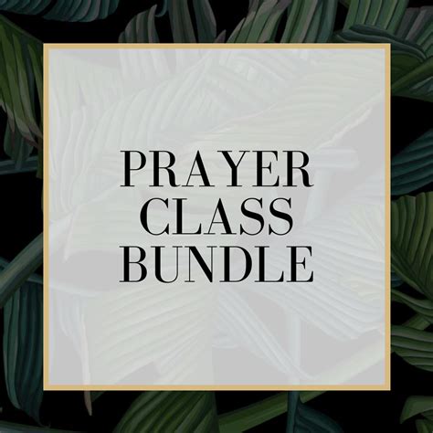 prayer class bundle paulette bourne