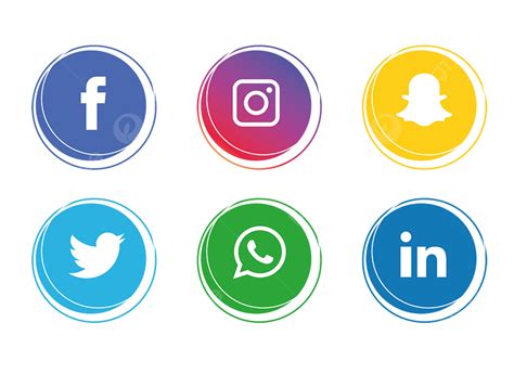 social media collection vector hd images social media icons collection