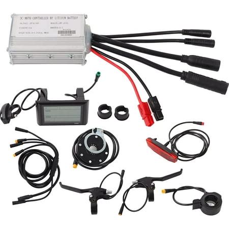 vv  bicycle lithium battery modification kit brushless motor controller lcd display