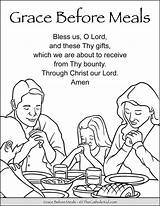 Meals Thecatholickid Lord Bless Thy Bounty Cnt sketch template