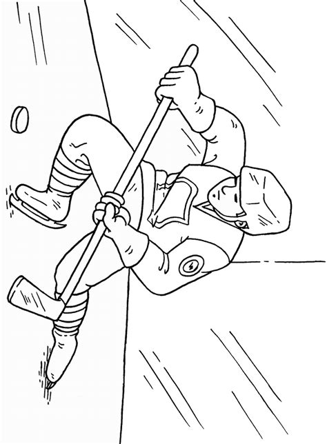 hockey coloring pages birthday printable