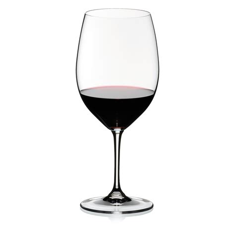 Riedel Vinum Leaded Crystal Bordeaux Cabernet Wine Glass Set Of 2