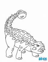 Ankylosaurus Anquilosaurio Ankylosaure Coloriage Colorier Pages Dinosaurios Dinosaures Hellokids sketch template