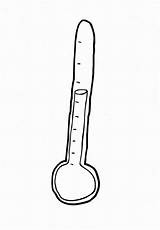 Thermometer Coloring Drawing Kids Cliparts Barometer Pages Large Printable Clipartmag sketch template