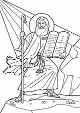 Commandments Moses Sinai Receives Gebote Bibel Zehn Bestcoloringpagesforkids Malvorlagen Preschool Druckbogen sketch template