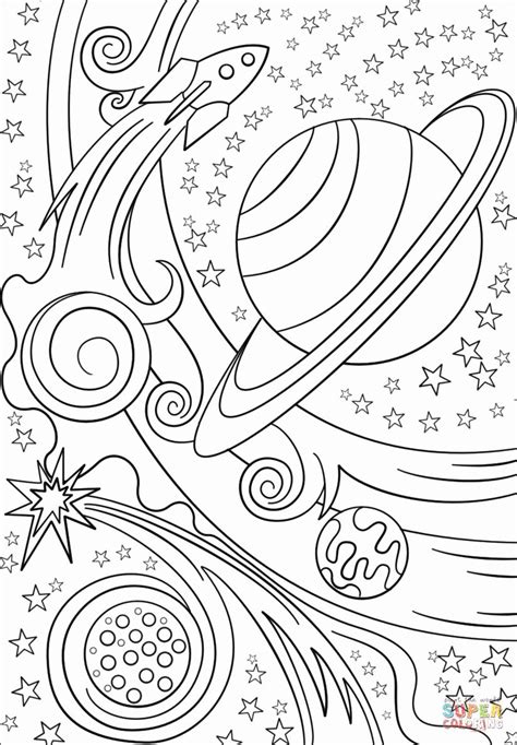 space coloring page kindergarten luxury coloring trippy coloring pages