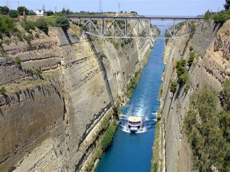 kanal von korinth foto bild europe greece  peloponnese bilder